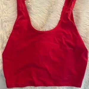 Buffbunny hot pink crop tank